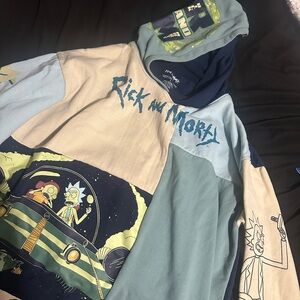 Rick and Morty Colorblock Hoodie